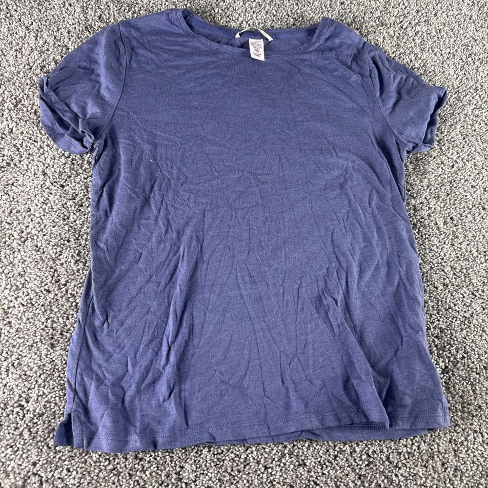 Victorias Secret Blue Soft‎ Tee Size Large